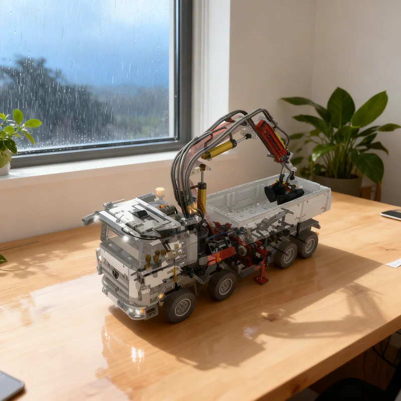 

2807 деталей MOC: Техническая модель для индивидуальной модификации, строительные блоки, архитектурные игрушки, рождественские подарки, развивающие идеи для детей