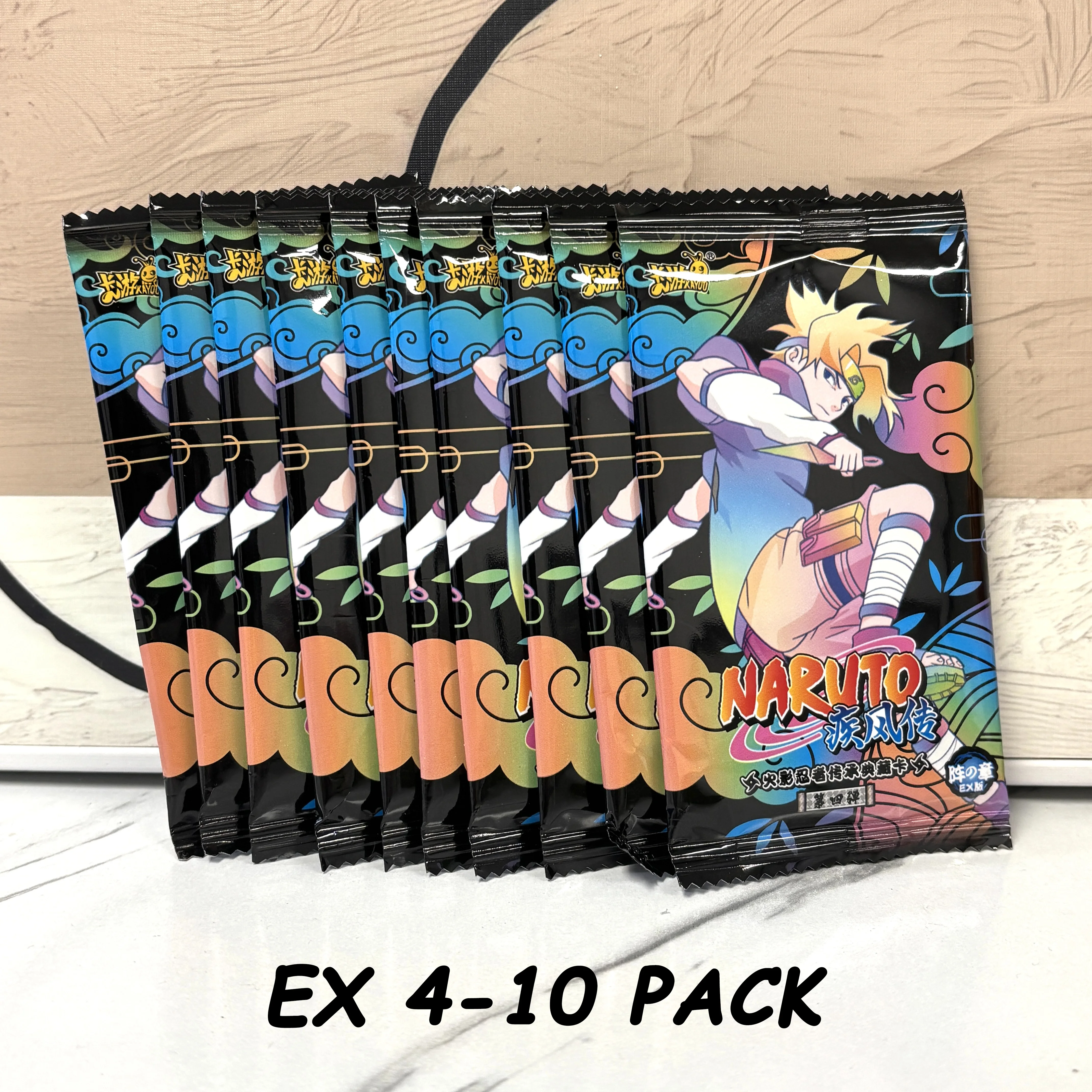 KAYOU Naruto EX Rare Anime Card Packs
