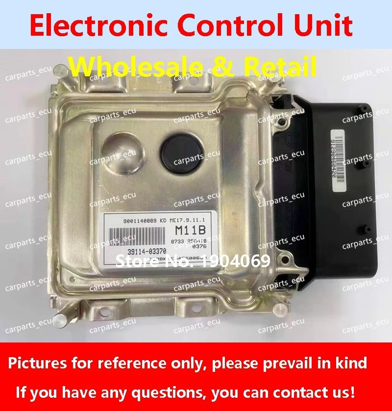 

39104-03510 M21B/39117-03010 310 For Hyundai KIA Car Engine Computer Board/ECU/ME17.9.11.1 39114-03370 M11B/39128-2BAB0 G529