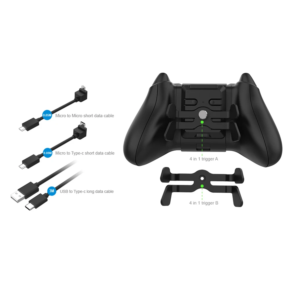 مفاتيح المجاذيف الخلفية للتحكم مع كابل بيانات، أزرار خلفية لتمديد لوحة الألعاب لسلسلة Xbox/One S/X