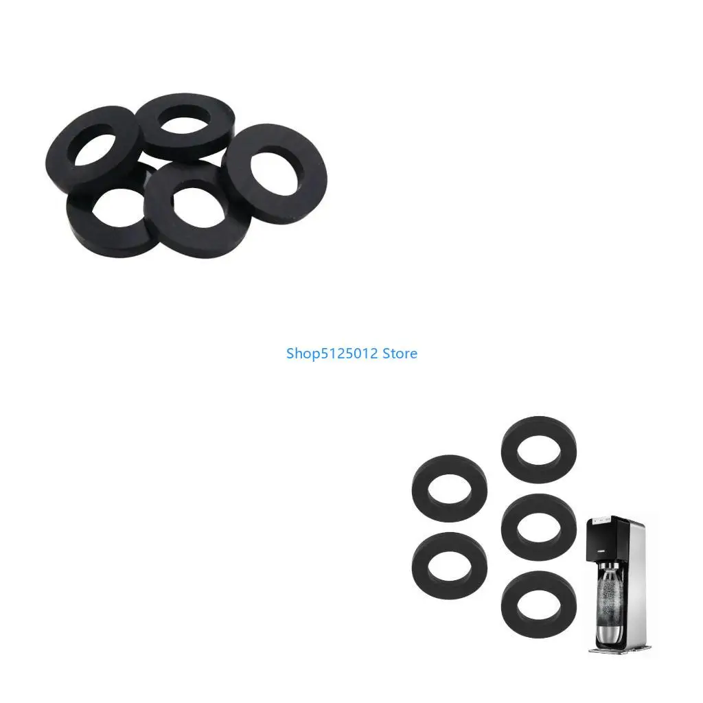 G8TC 5pcs حلقات قابلة للاستبدال حلقات حلقات حلقات حلقات الصودا الصودا السيليكون