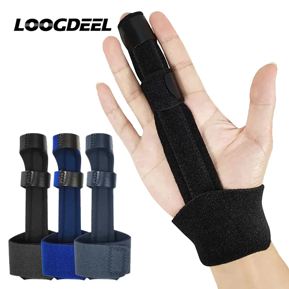 1PCS Finger Splint Brace Thumb Care Adjustable Support Stabilizer Built-in Aluminum Alloy Fix Arthritis Pain Relief Health Care