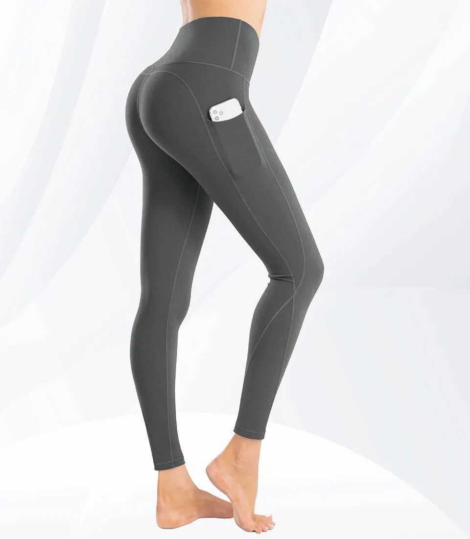 High Waist Belly Lift Hip Modification Leg Type Running Recreational Sports Pants Yoga Clothing