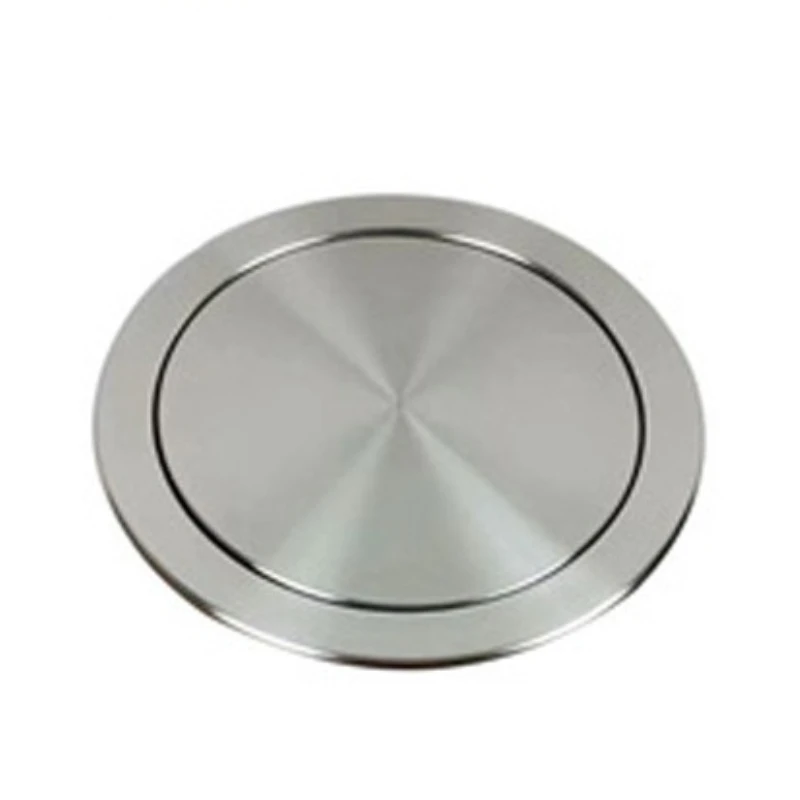 

Embedded stainless steel trash can