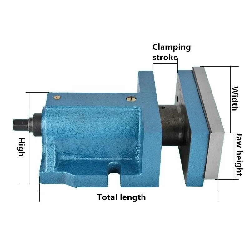 Milling Machine Large Opening Free Style Vise CNC Split Combined Precision Flat Nose Pliers Bench Vise 6 Inch 8 Inch Desktop 28