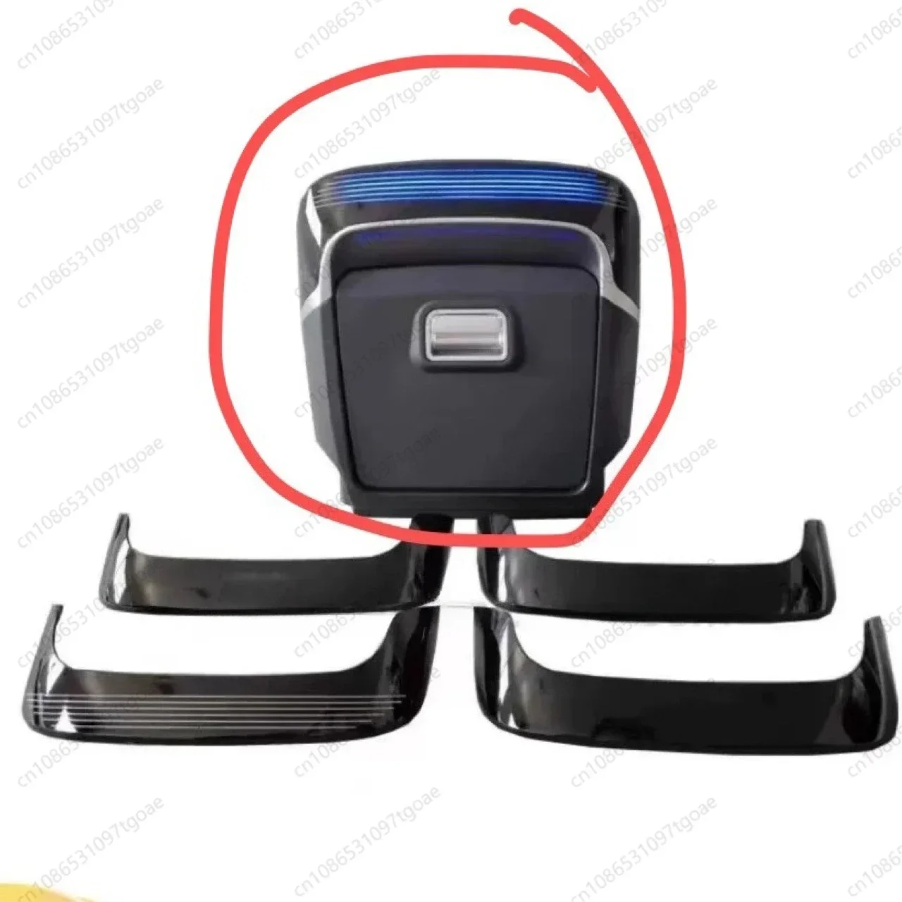 KM-Car Seat Back Travel Portable Folding Table  For  Vito And V-Class V260 V250 V220  Rear Backrest Small Table Panel