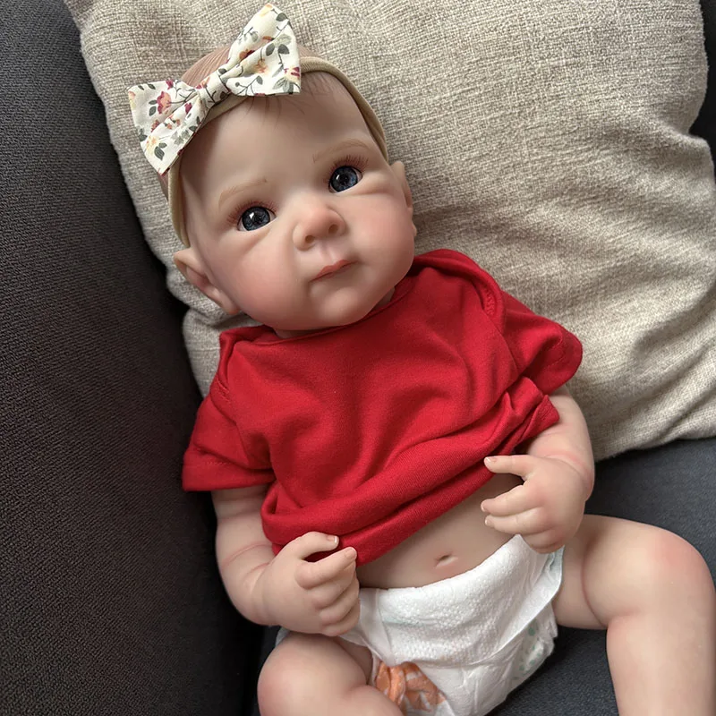 

NPK 18 дюймов, высокое количество, 3D-окрашенная кожа с видимыми венами, реборн Бетти, виниловая коллекционная художественная кукла для всего тела, игрушки Bebe, подарок