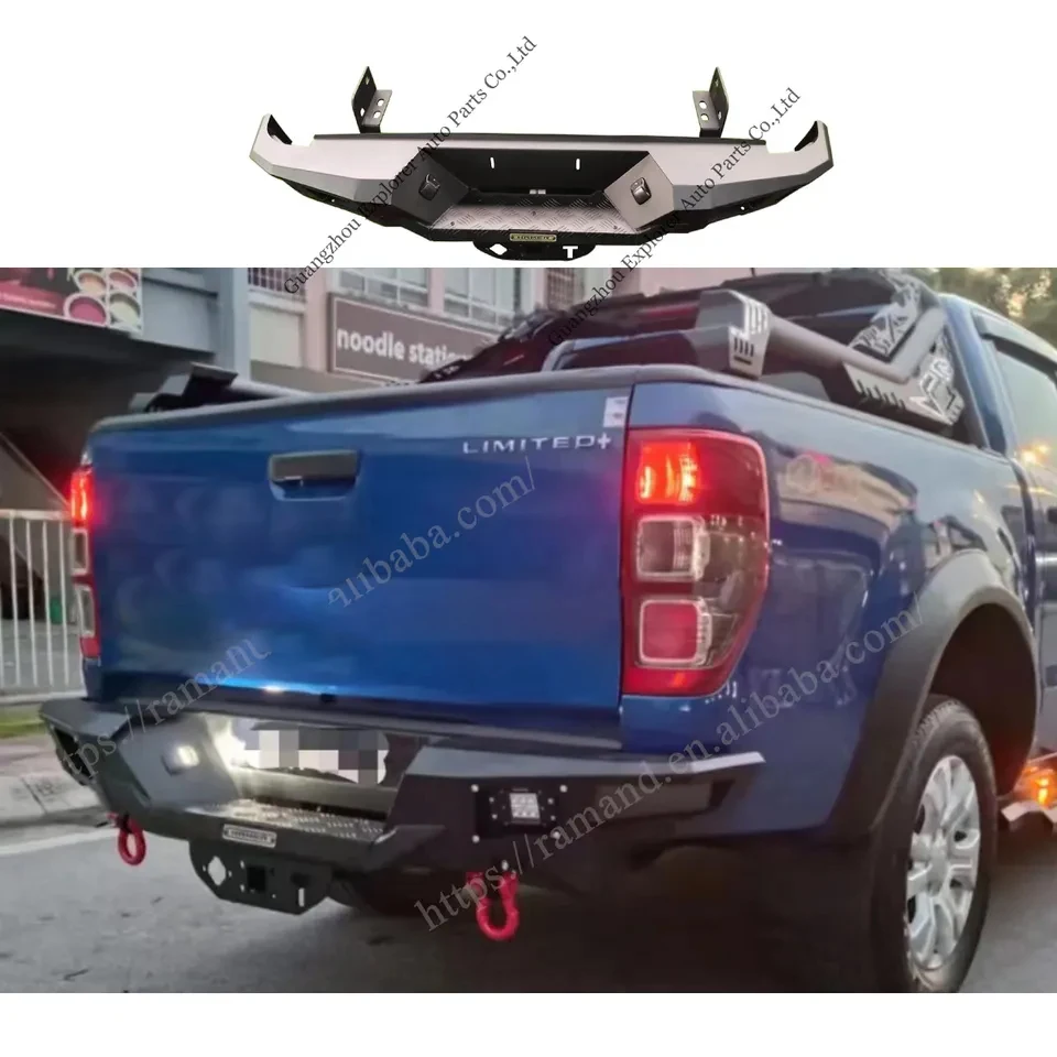 

Задний стальной бампер заводского производства для Ranger T6 T7 T8 Raptor со светодиодами и фаркопом