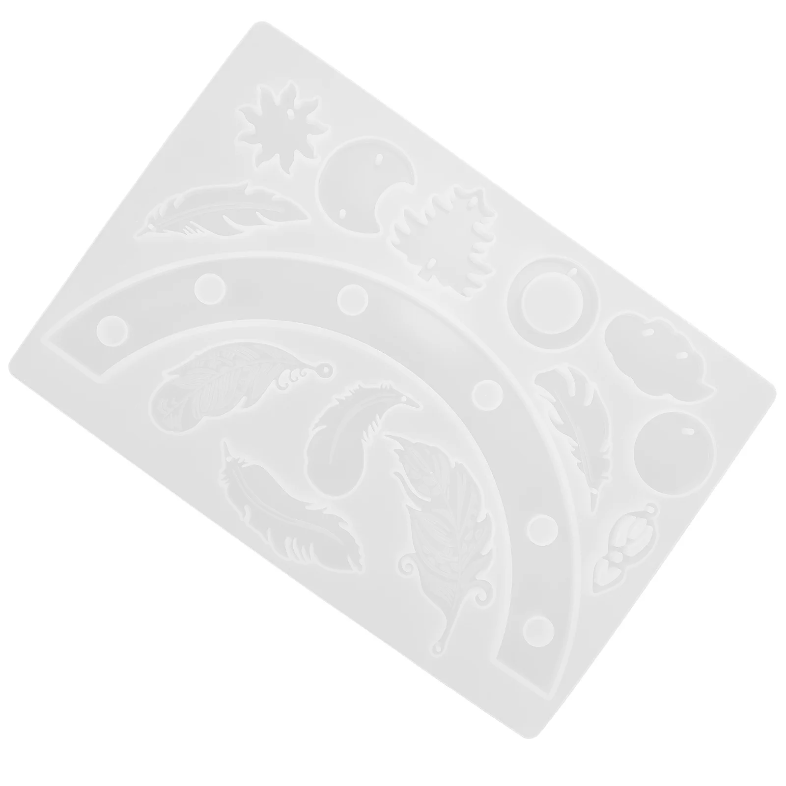 قالب جرس الرياح من السيليكون، لوازم مرنة يمكنك صنعها بنفسك أداة حرفية حرفية لتزيين صب الرياح المصنوعة يدويًا #4