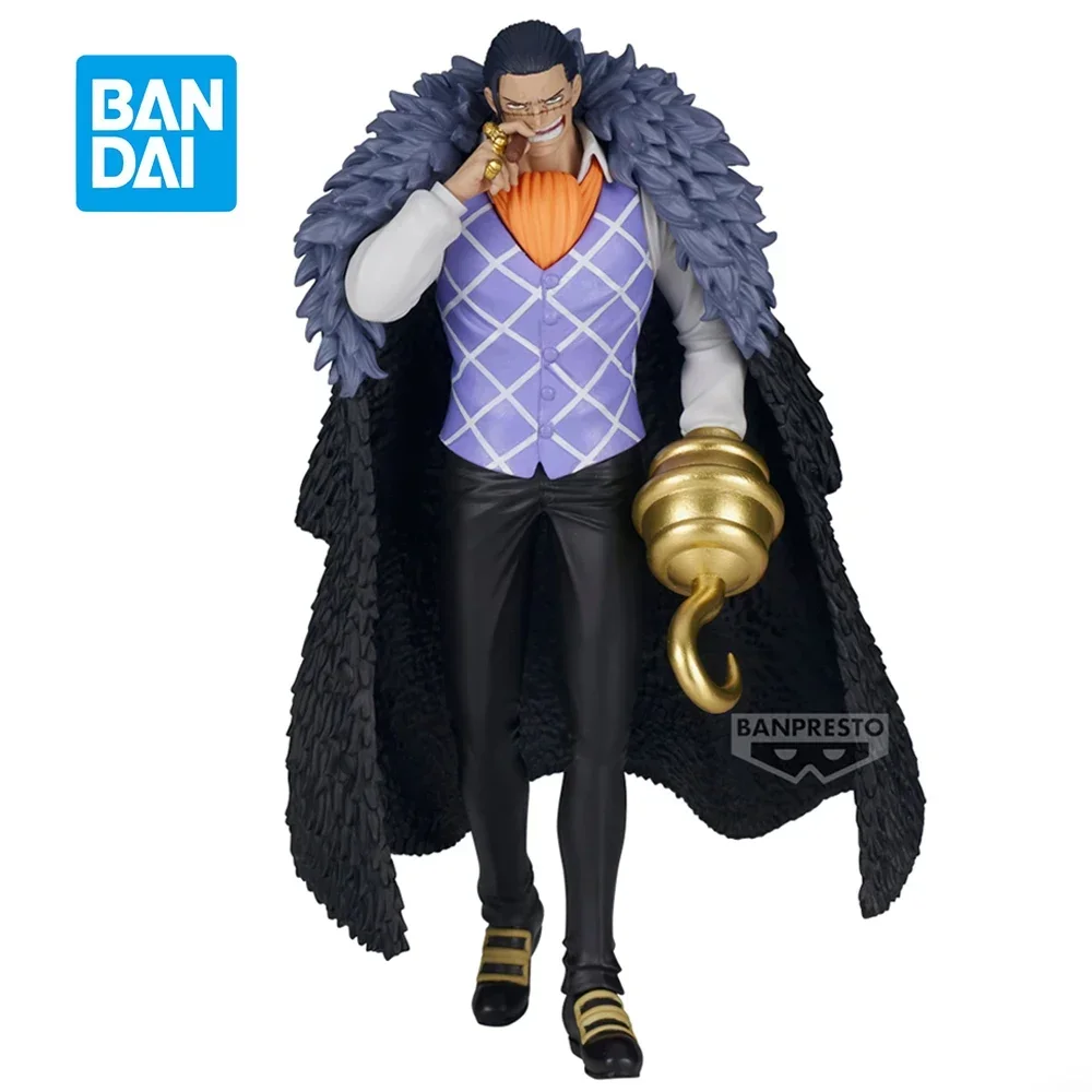 Original Bandai One Piece The Shukko Crocodile Sir Crocodile Anime Action Figures Collection Ornaments Figure Toys Gift 17cm