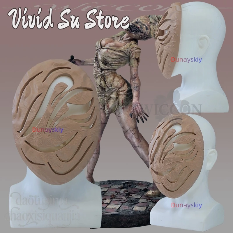 

Monster Wood Color 3D Polylactic Acid Bandage Mask cary Nurse Ghost Props Cosplay Horror Game Halloween Party Accessories 코스프레