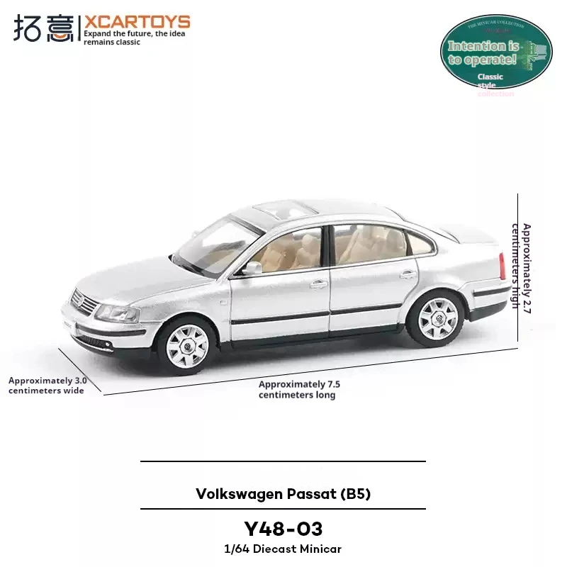 XCARTOYS 1:64 Liga Passat B5 Modelo Die-Cast Metal Sedan Carro Civil Brinquedo Colecionável Clássico Alemão
