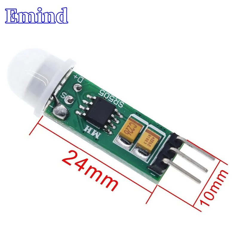 1/2Pcs HC-SR505 Mini Human Body Sensing Module Infrared High Sensitivity Automatic Sensing Sensor for Human Body Sensing Lamps