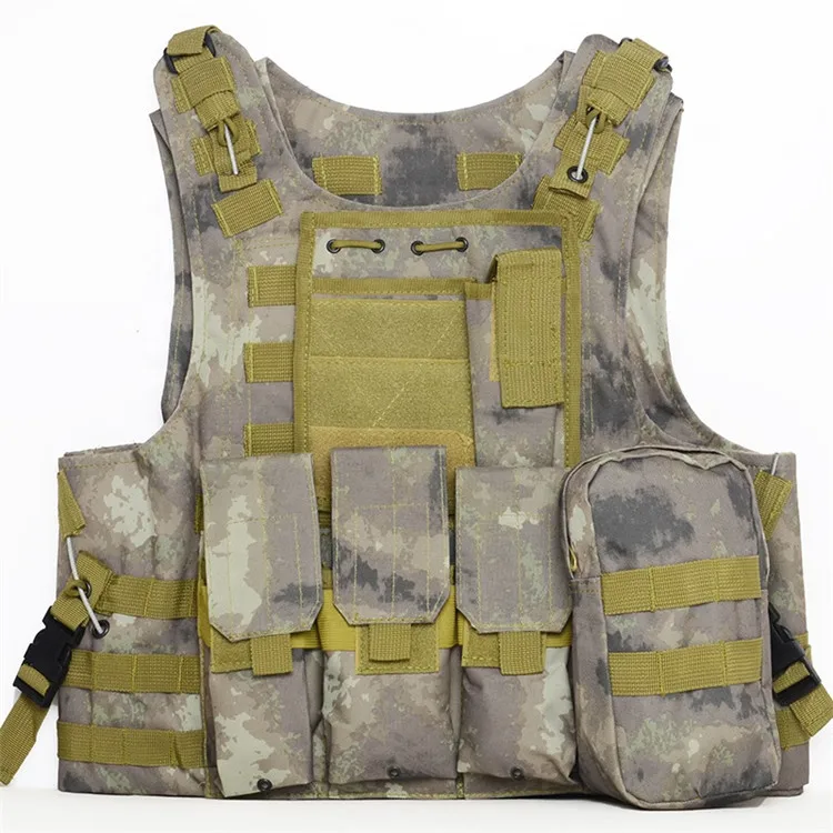 Customized Adjustable 1000d Nylon Plate Carrier Chalecos Tactico Training Weight Tactical Vest