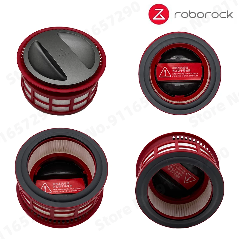 Оригинальный пылесборник Roborock H7, запасные части для фильтра HEPA Mace Plus, мусорная корзина, циклонный сборный модуль, красные аксессуары