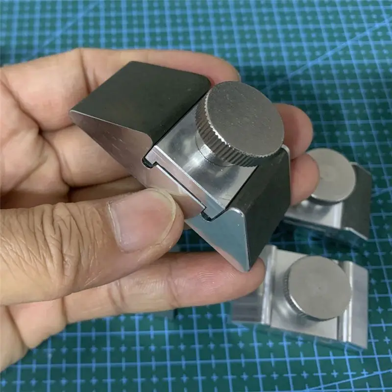 AC62-Aluminum Alloy Sandpaper Rack Grinding Clip Inner Corner Plane Polishing Hand-Held Sandpaper Leather Edge Grinder