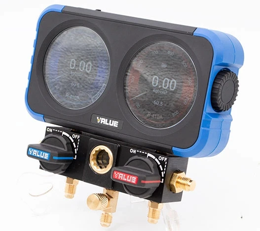 

VRM2-X Digital Freon Gauge Meter -20°C~50°C 70mm LCD Knob Operation 50m Wireless for AC Repair