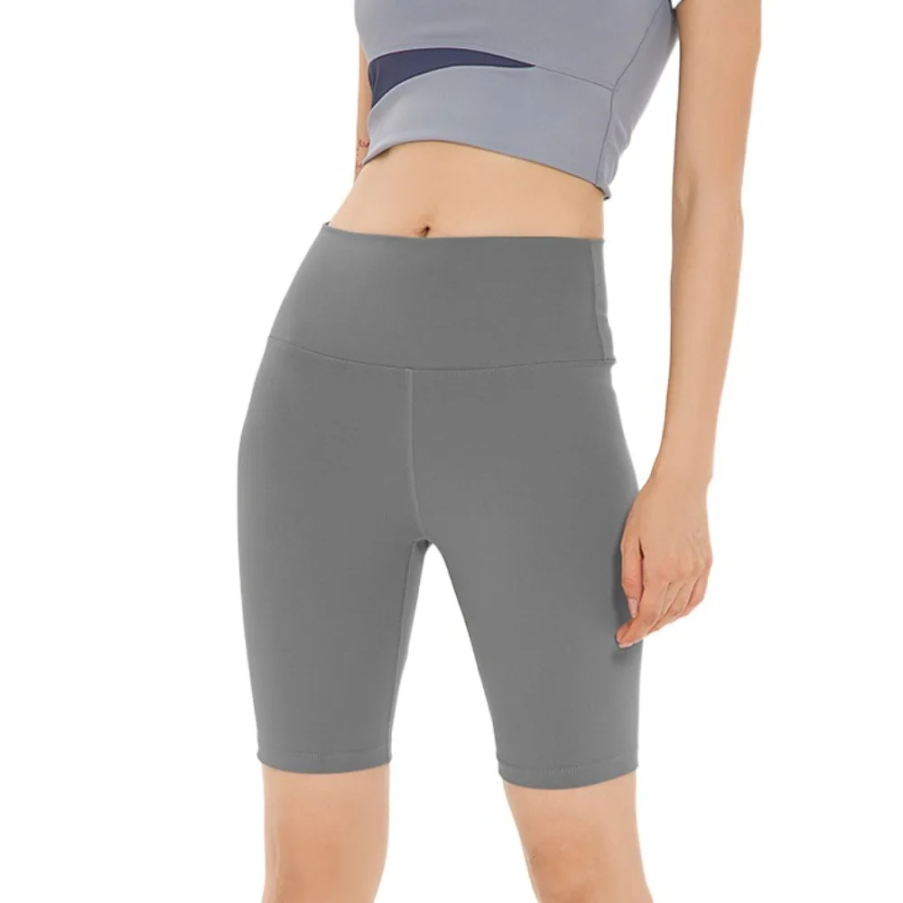 

High Elastic Yoga Shorts Compression Fit Quick-Dry Sports Shorts High Waist Sweat Absorption Running Shorts Summer Workout