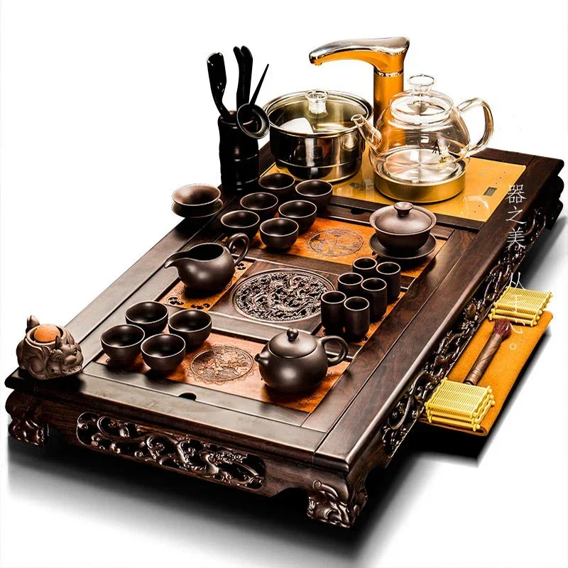 أدوات محمولة طقم شاي حفل وعاء السلطانية ملعقة الصينية الفاخرة ماتشا طقم شاي كسول بعد الظهر غرفة المعيشة Juego De Teaware