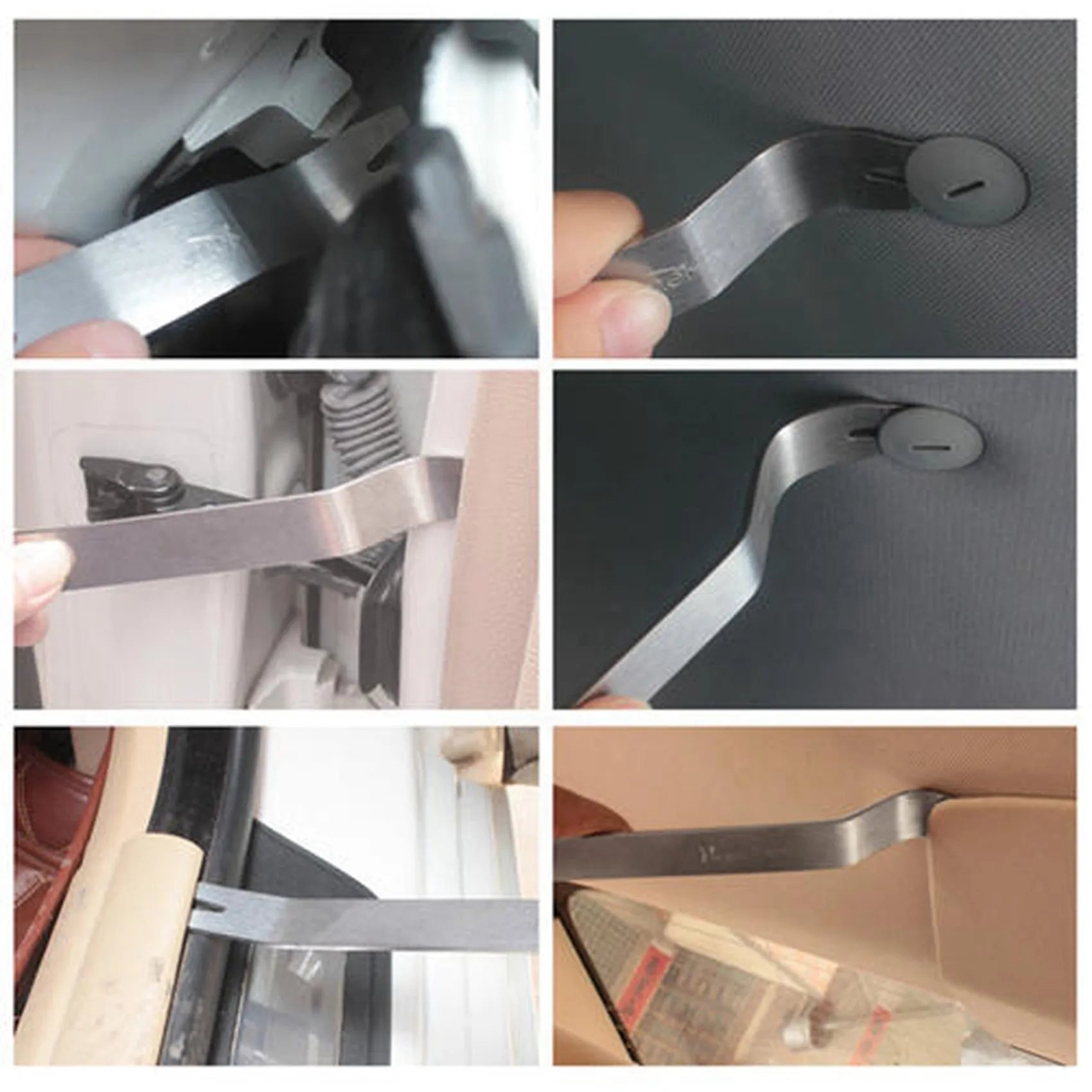 

18PCS Car Radio Door Clip Panel Trim Dash Audio Removal Pry Tools Moulding Kits