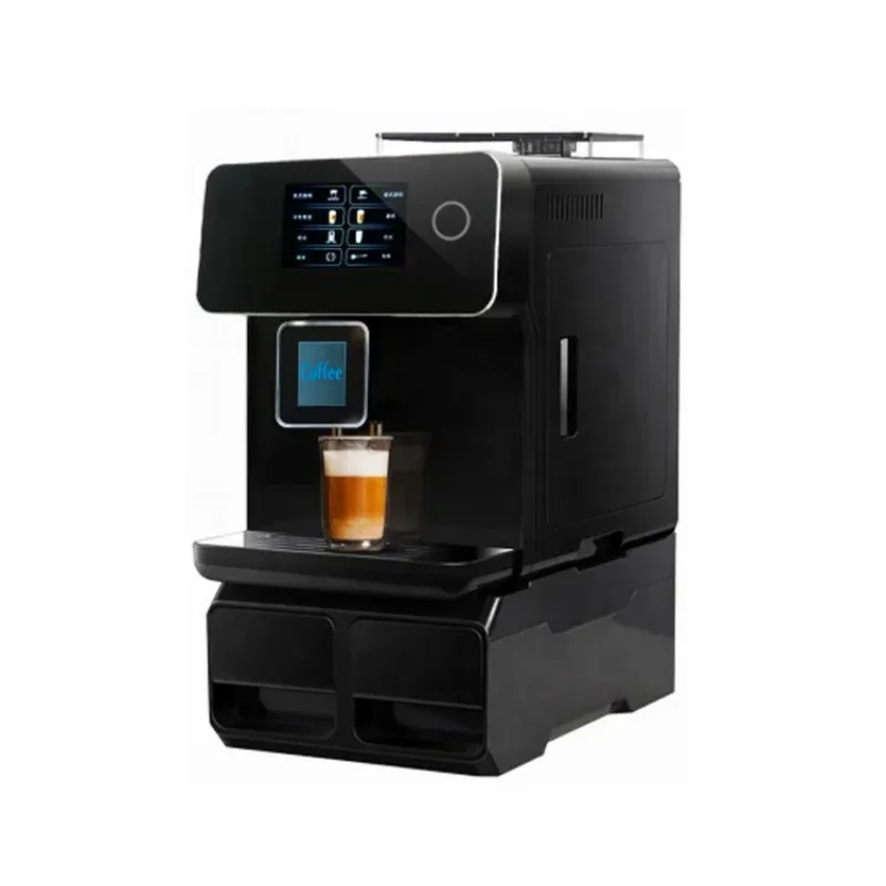 Macchina da caffè intelligente all-in-one di grande capacità Schiuma di latte a vapore appena macinata Nuova condizione con componente motore centrale