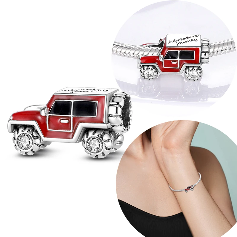 オリジナル 925 スターリングシルバーチャーム SUV レ - Women'S Jeep Accessories のレビューと価格