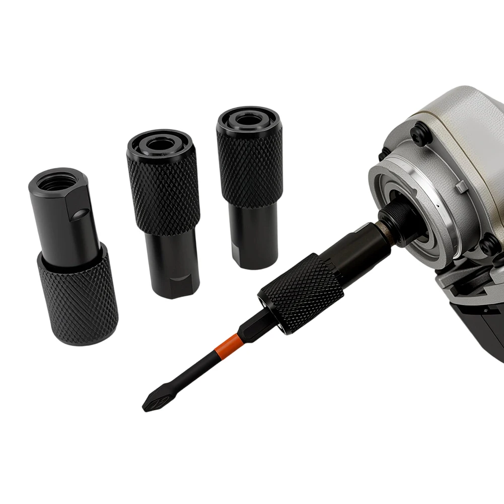 1Pcs Angle Grinder Adapter ForM10 To 6.35mm Hex Connector Quick-Release Conversion Angle Grinder Electric Drill Power Tools