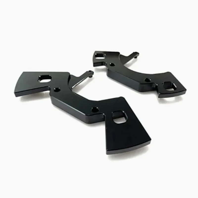 

CNC Machined Precision Aluminum Alloy Parts Anodized Black Aluminum Alloy Irregular Shaped Connection Bracket