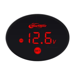 Car Motorcycle Parts Accessories Touch Screen Volt Meter 12V Waterproof Voltmeter