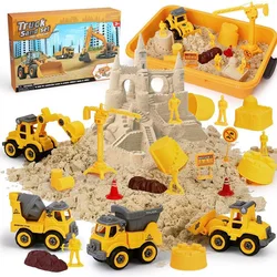 Hot Selling Truck Sand Set Children's Household Toys Construction Moving Sand Cultivate Kid's Hands-on AbilitAy Gifts for Kids