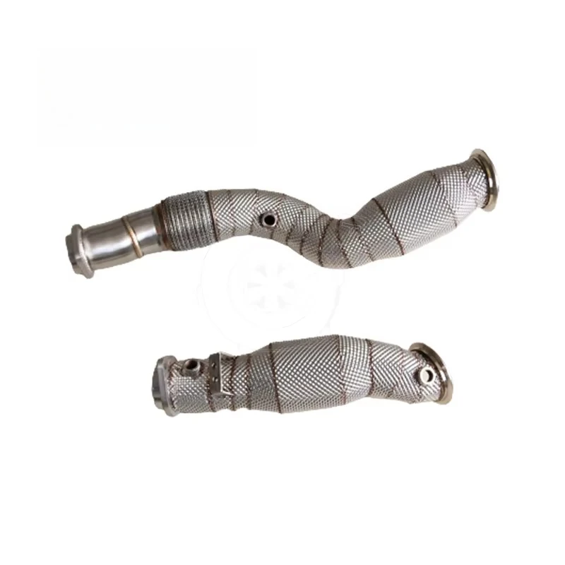 

For BMW S58 G80 G82 M3 M4 2020 + Exhaust Downspout with Heat Shield M Performance