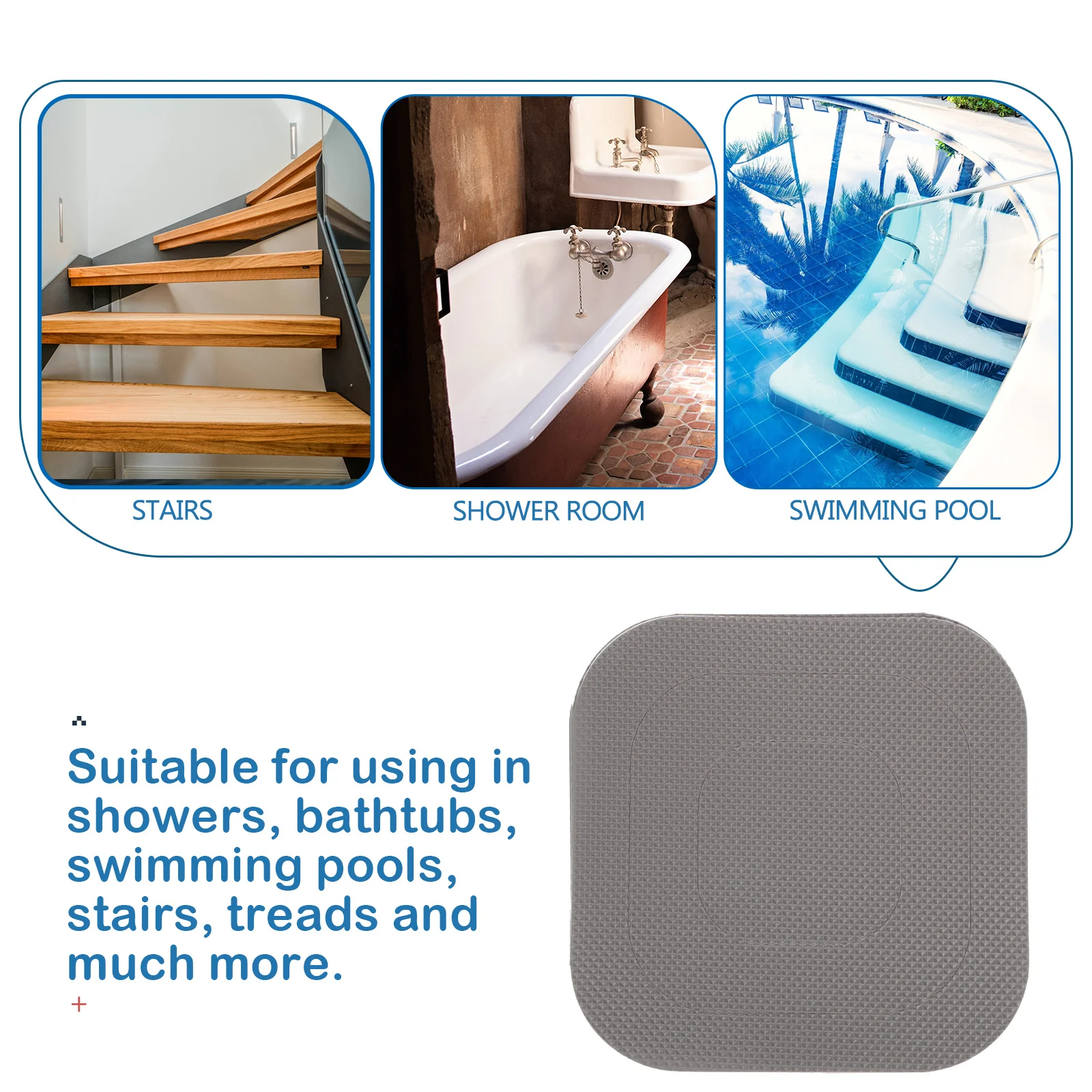 

20 Sheets Water Proof Non-slip Stickers Baby Tape Anti- Bathtub Tomorrow Shower Bathroom Floor