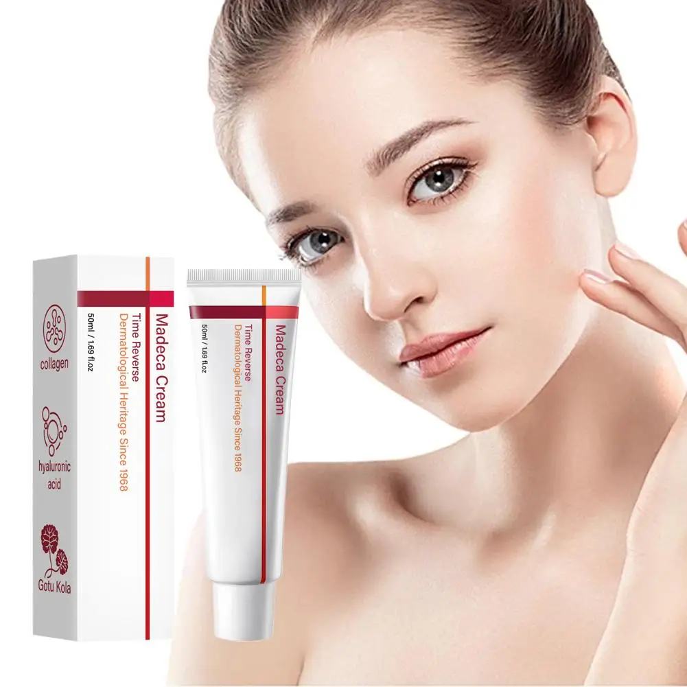 50 مللي كريم ترطيب ماديكا كولاجين حمض الهيالورونيك جوتو كولا ، ترطيب عميق يقلل من الخطوط الدقيقة كريم مضاد للشيخوخة