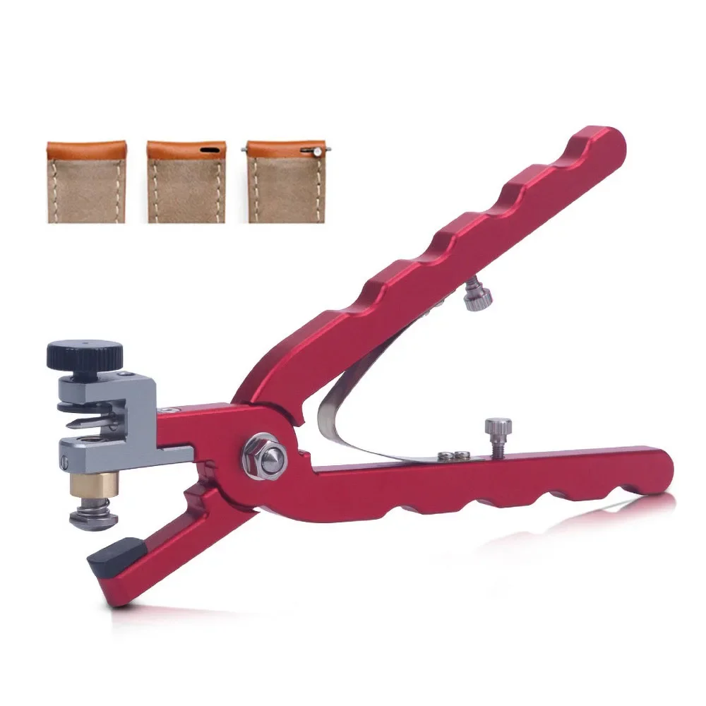 Watch Punch Plier Kit Non Slip and Ergonomic Handle Belt Opening Pliers Light Weight for Watchmaker