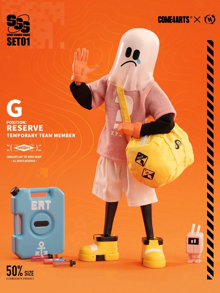 

Come4arts Space Salvage Squad Series Blind Box Guess Bag Mystery Box Toys Doll Cute Anime Figure Desktop Ornaments Collection