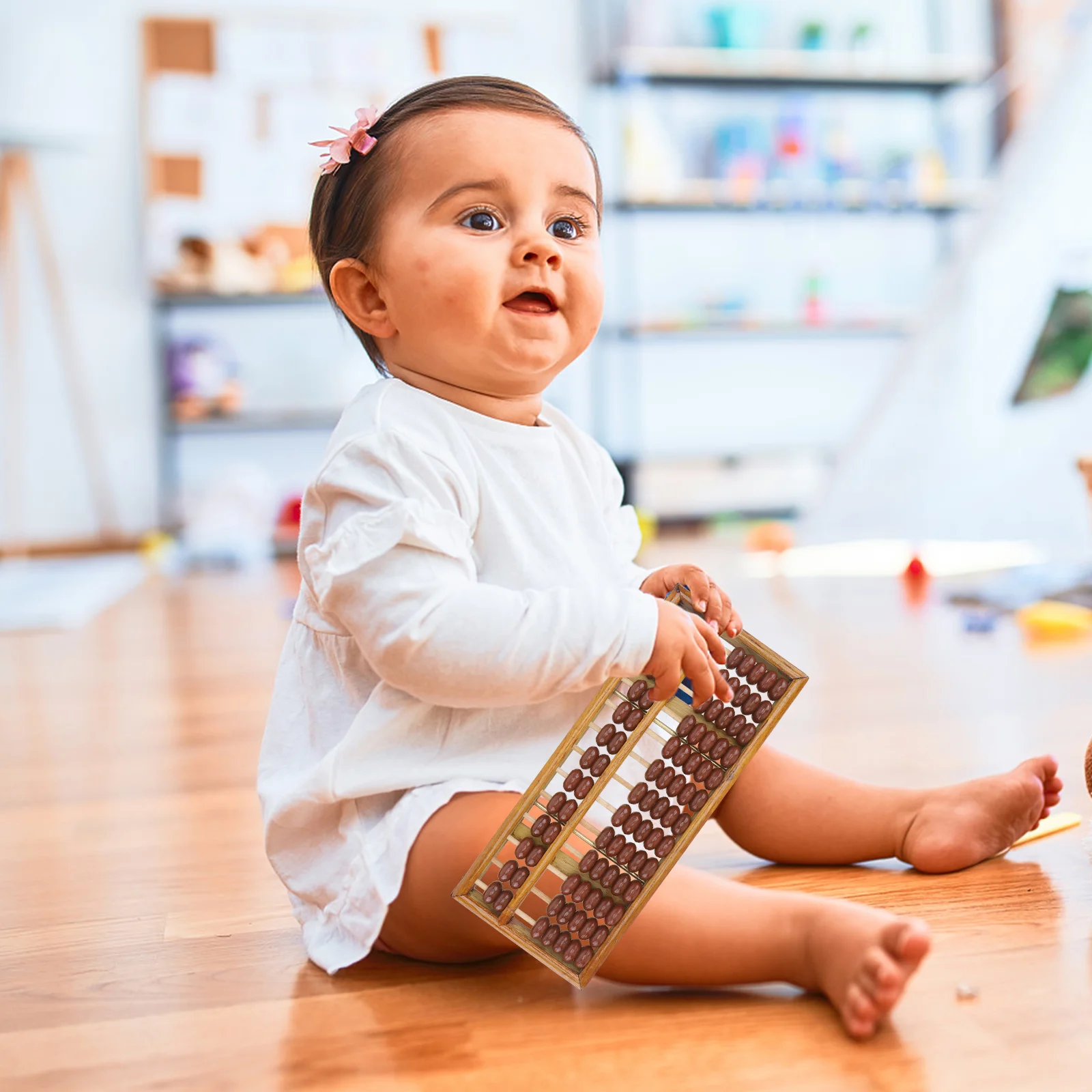 子供のためのそろばん木製教育玩具、学生のためのおもちゃ、算術、数学学習