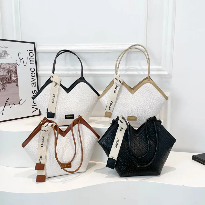 

Холщовая большая сумка в корейском стиле для женщин | Дизайнерская сумка через плечо большой вместимости | Роскошная студенческая и пригородная сумка