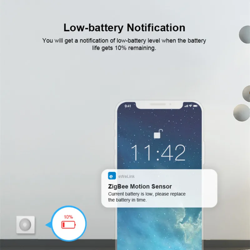 SONOFF SNZB-03 Zigéquation Motion Sensor Handy Smart Device Poignées protected Motion Trigger Alarm Work with ZBBridge EWelink Alexa Google Home