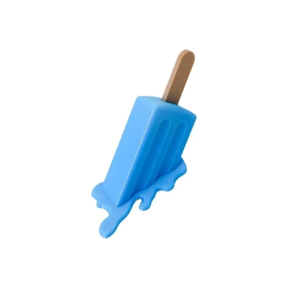 Creative Melting Ice Cream Magnet Novelty 3D Printed Refrigerator Magnets Decorations Funny Magnetic Fridge Magnet Office Decor