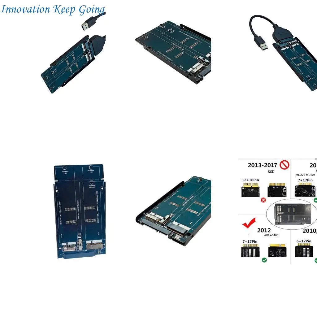 E65C USB3.0 Cable with SSDs Adapter Card for 2012 1425/1398/1466/1465 Laptops