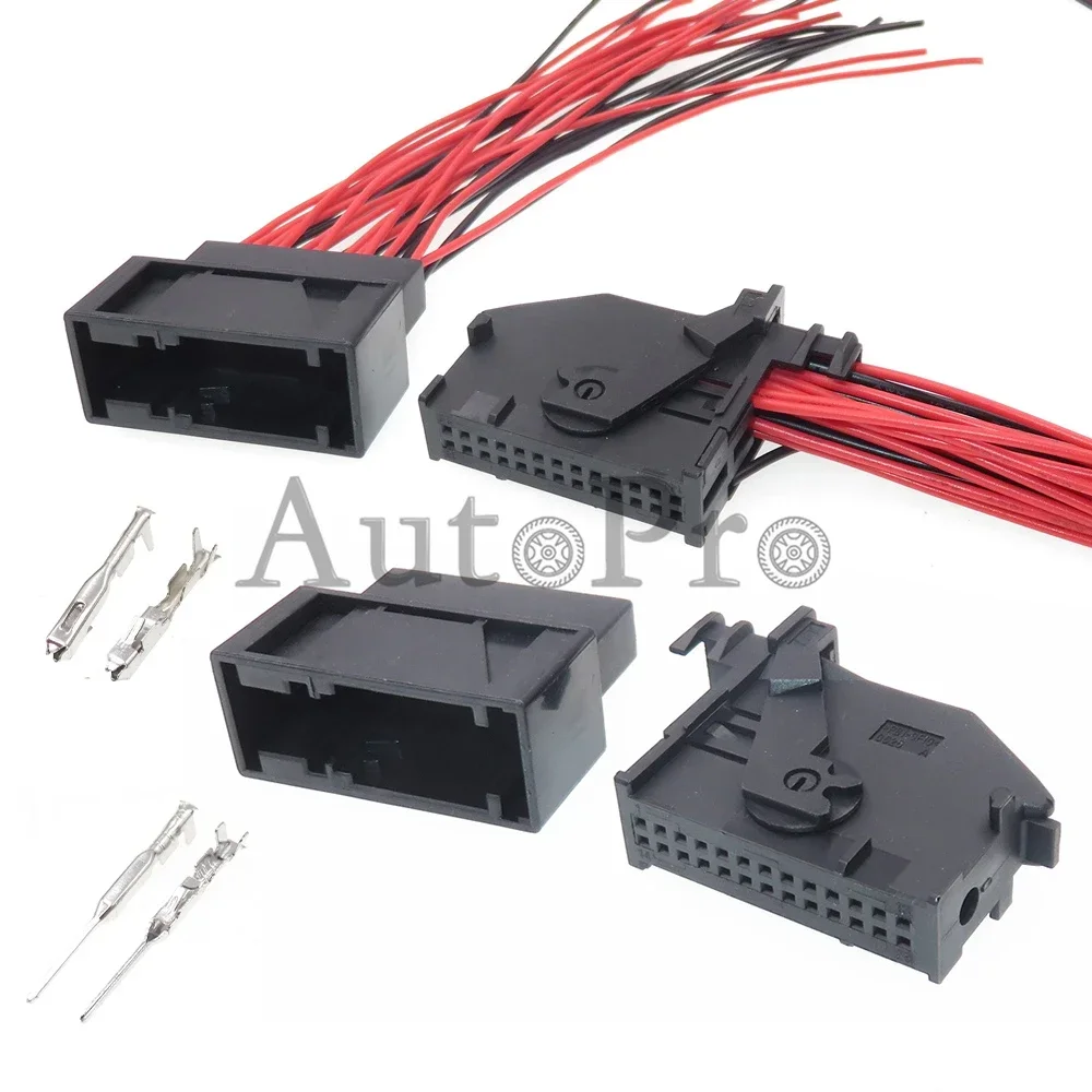 1 Set 26 Hole Male Female Docking Connector 7L6972726 AC Assembly Navigation Controller Plug Auto Headlight Wire Harness Socket