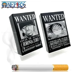 ONE PIECE Luffy Cigarette Case Anime Moisture-proof Pressure-proof Cigarette Storage Container Smoking Accessories Adult Gifts