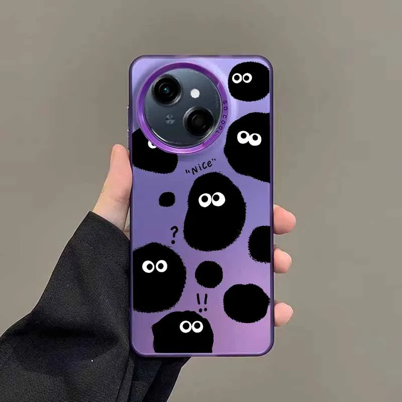 حافظة لهاتف Tecno Spark GO 1 Spark 30c 20c 10c 20 10 8c 7T 6 GO Pro Plus 4G 5G حافظة هاتف ليزر فاخرة على الطراز الكرتوني رقم 25