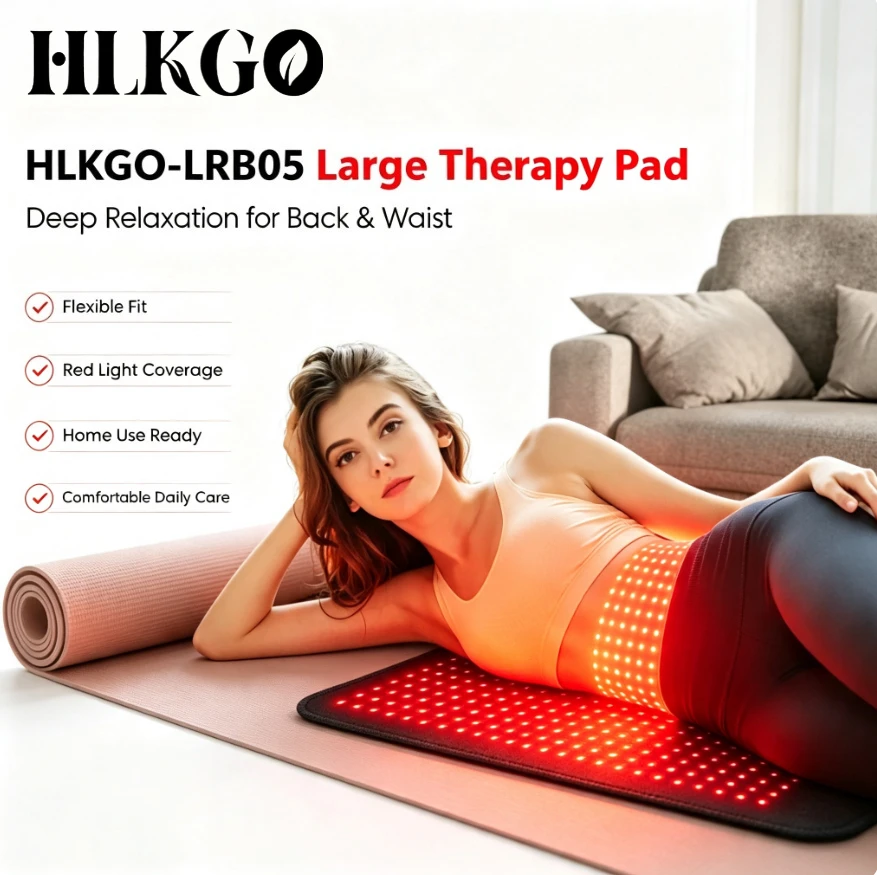 3 in 1 LED Infrared Body Pad – 660&850nm Wearable Wrap for Back Shoulder Waist Pain & Slimming