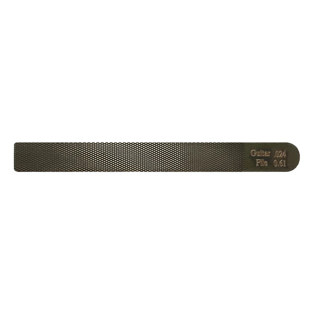 Precision Guitar Nut File for Fret Crowning Slotting with Comfortable Grip Stainless Steel Tool for Guitar Repair