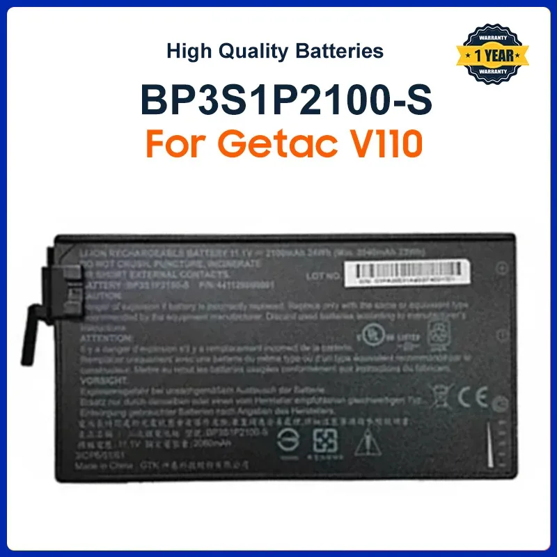 

BP3S1P2100-S Laptop Battery For Getac V110 Rugged Notebook BP3S1P2100 441129000001 11.1V 2100mAh/24WH 3 Cells