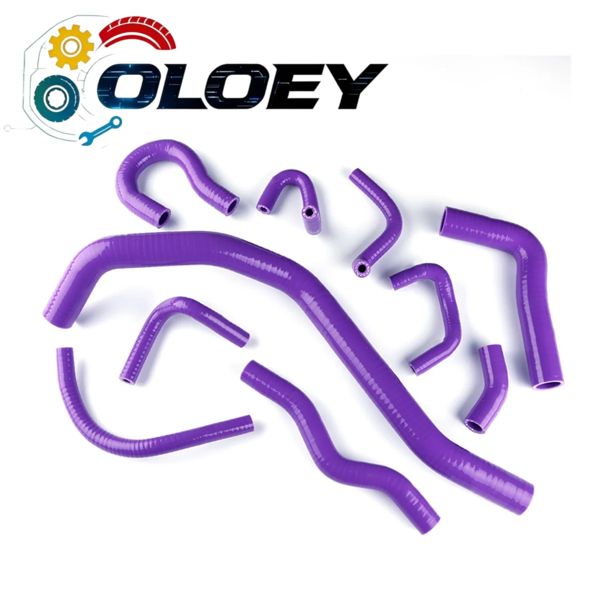 Kit de Mangueras de Silicona para Radiador para Honda CRX Civic EE EF / CR-X Base / DX HF / Si de 1988-1991