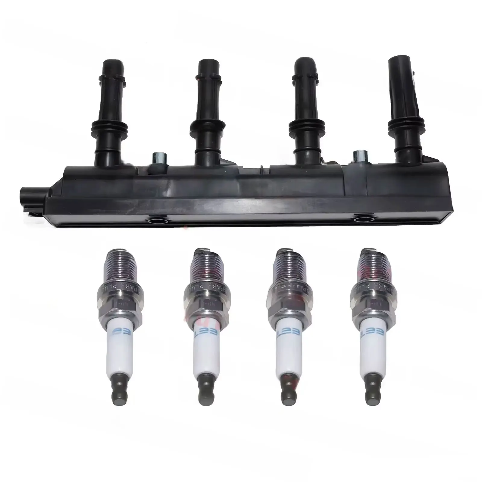 For Opel Corsa D 1.4 Meriva B Adam M13 Mokka Vauxhall Astra J Chevrolet Cruze Trax Orlando 2015 Ignition Coil & Spark Plugs Kit