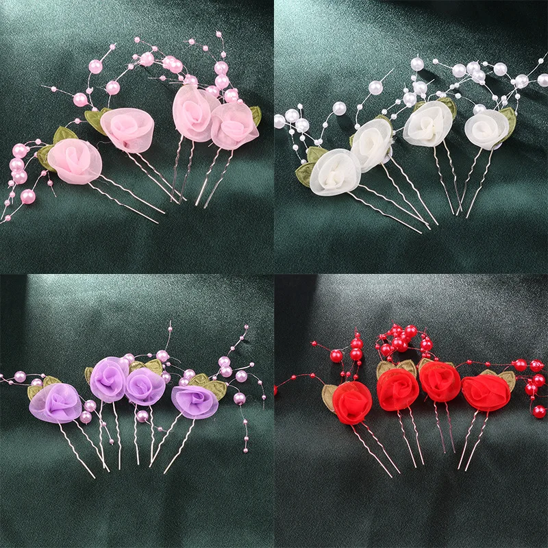 

Заколка для волос ручной работы с зеленым листом и цветком, заколка для невесты, U-образный жемчужный головной убор, ретро свадебные украшения для волос AliExpress