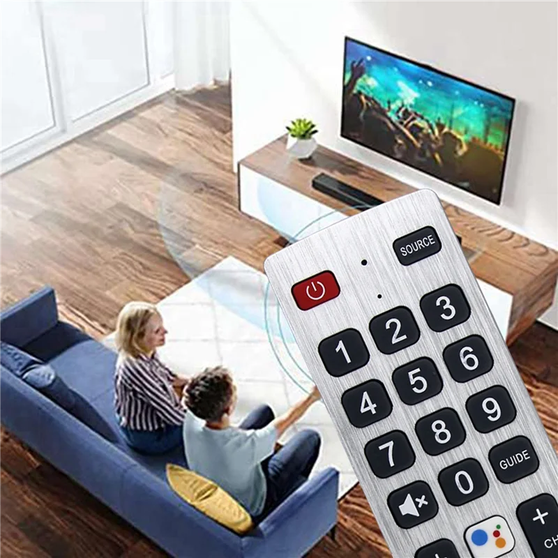 【PERALATAN RUMAH】1 Buah Suku Cadang Pengganti Remote Control RMC0134 untuk Remote Control TV Sharp, Pengaturan Gratis